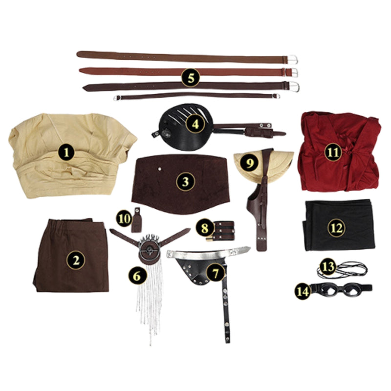 Xcoser Furiosa: a mad max saga Furiosa Cosplay Costume Outfit Halloween Cosplay