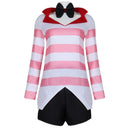 Xcoser Hazbin Hotel Angel Dust Cosplay Costume Outfits Halloween Carnival Suit Uniform