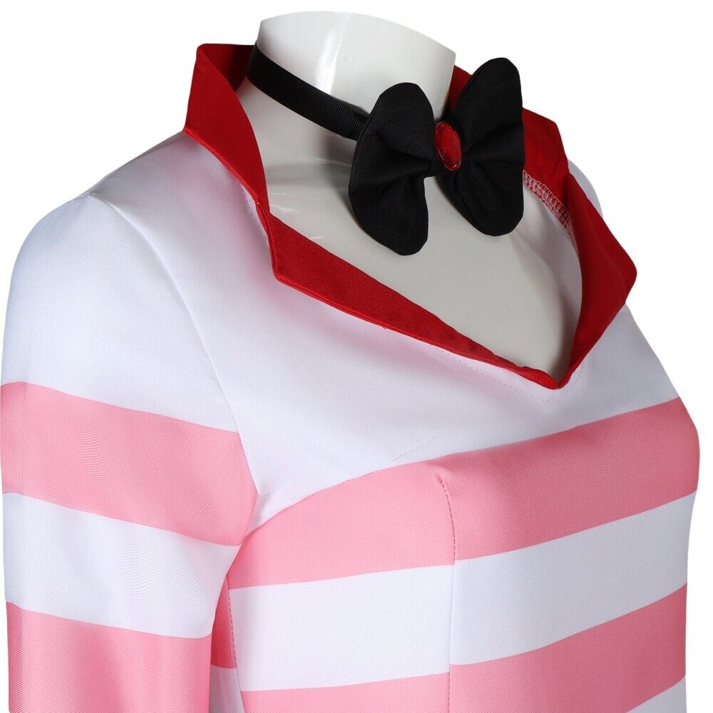 Angel Dust Costume - Hazbin Hotel Cos Outfit - Carnival Suit Uniform H