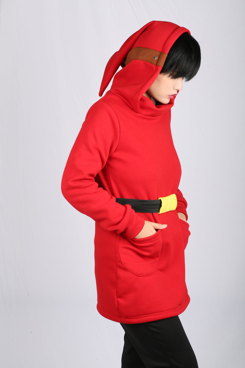Xcoser Mario Series Shy Guy Hoodie Women s Hooded Sweatshirt Cosplay C