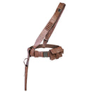 Xcoser The Mandalorian PU Leather Belt with Holster Brown Leather Cosplay Costume Prop for Adult Men