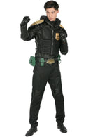 【Private customization, pre-order】Xcoser Judge Dredd Costume Black PU Suit Cosplay Costume