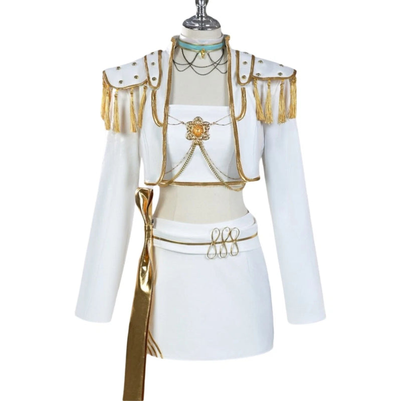 Xcoser K-Pop Mira Rumi Zoey Demon Hunters Stage Cosplay Costume Girl Group Idol Outfits