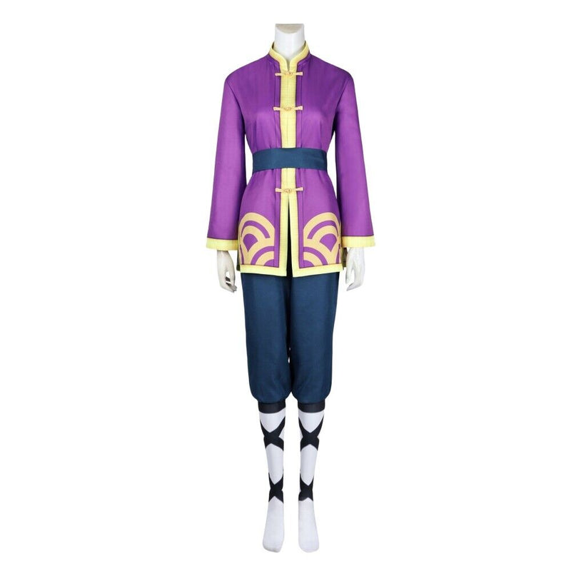 Xcoser Game Princess Peach Show Time Kong Fu Peach Cosplay Costume Adults/Kids Full Set