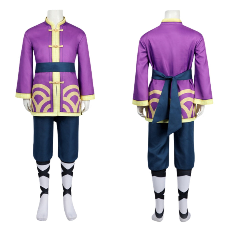Xcoser Game Princess Peach Show Time Kong Fu Peach Cosplay Costume Adults/Kids Full Set