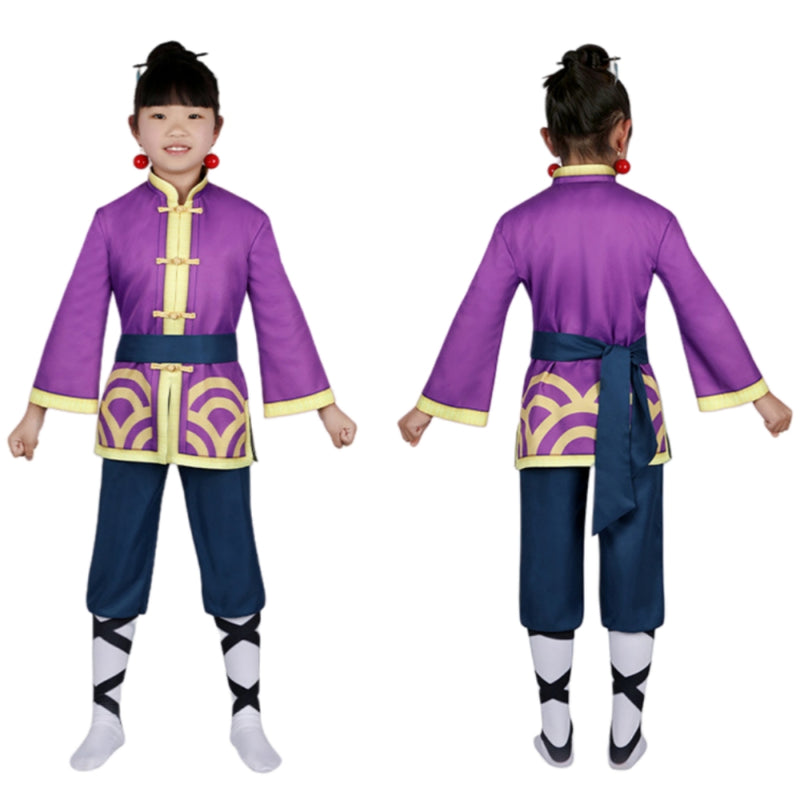 Kong Fu Peach Costume - Mario Princess Peach: Showtime Cos Replica - Adult & Kids Full Set Kid / S Kong Fu Peach Costume - Mario Princess Peach: Showtime Cos Replica - Adult & Kids Full Set Kid / S