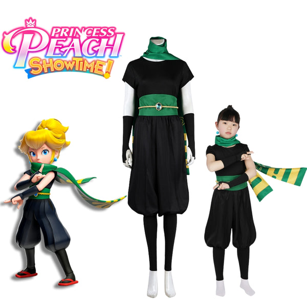 ニーナ　mizacosha ミシャコシャ　5点セット Ninja Peach Costume - Mario Princess Peach: Showtime Cos Replica - Adu