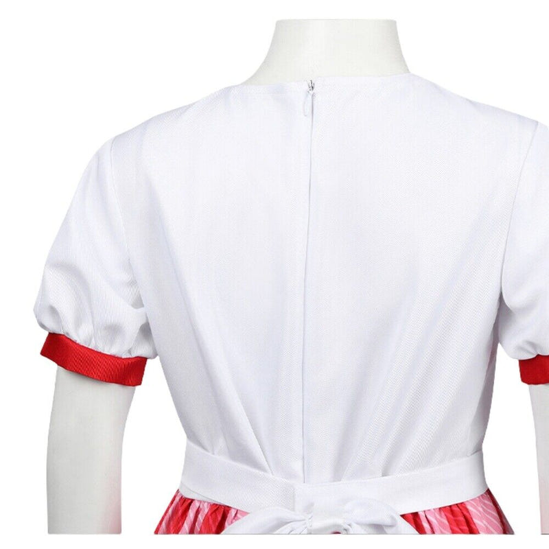 Xcoser Adults/Kids Game Princess Peach: Show Time Patisserie Peach Cosplay Costume Set
