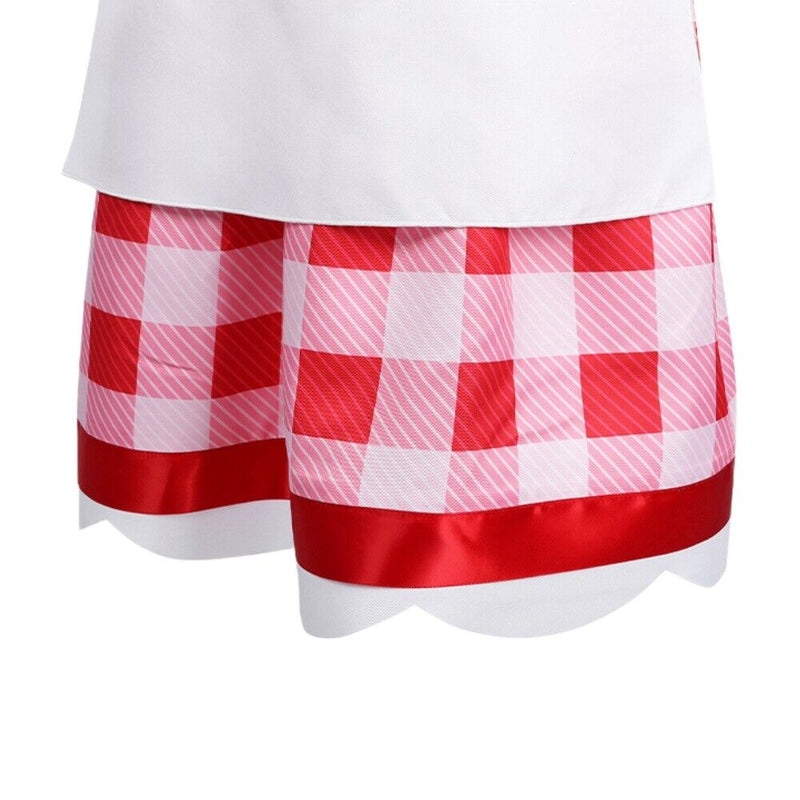 Xcoser Adults/Kids Game Princess Peach: Show Time Patisserie Peach Cosplay Costume Set