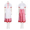 Xcoser Adults/Kids Game Princess Peach: Show Time Patisserie Peach Cosplay Costume Set