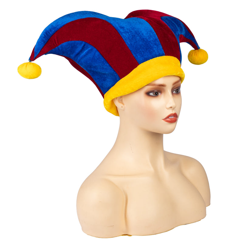 【New Arrival】Xcoser TADC The Amazing Digital Circus Pomni Cosplay Hats Adult/Kids Clown Hats