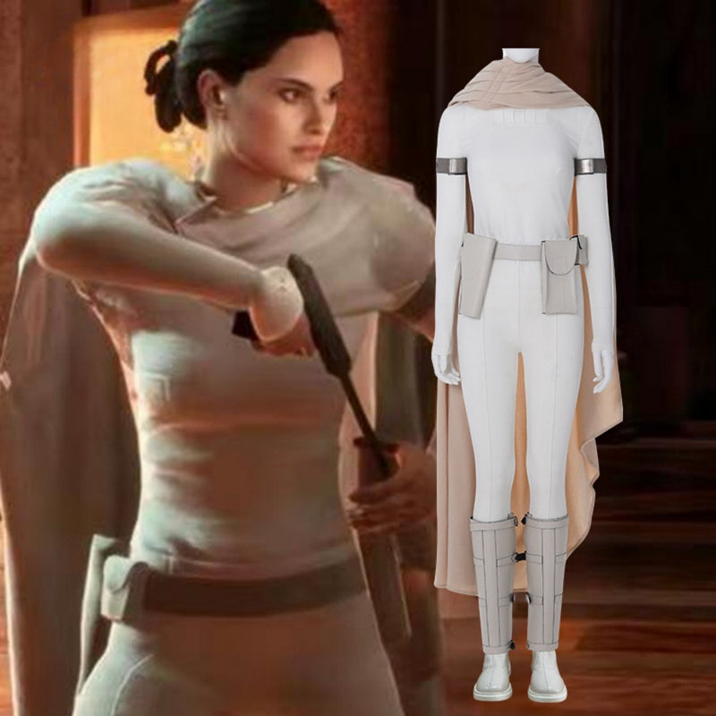 amidala white dress Princess Padme Cosplay Costume S : Clothing, Shoes & Jewelry shoes (extra options). Star Wars: Padm Amidala's 10