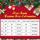 25pcs Set Santa Claus Cosplay Costume Adult Christmas Costume Santa Outfit Suit