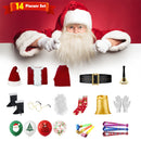 DressVoguer Santa Claus Costume for Men，Santa Costume Santa Suit 25pcs Santa Claus Adult Christmas Cosplay Santa Outfit