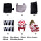 Xcoser Rock Band Sleep Cosplay Costume Masks Shoulder Armors Prop Resin Fans Gift