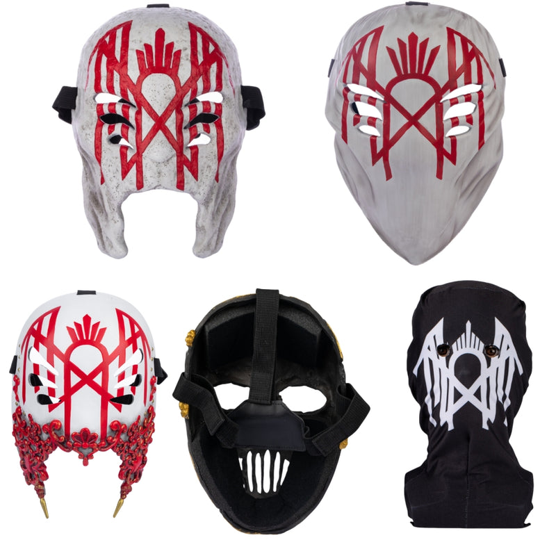 Xcoser Rock Band Sleep Cosplay Costume Masks Shoulder Armors Prop Resin Fans Gift