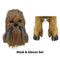 Xcoser Star Wars Chewbacca Cosplay Masks & Gloves Latex Mouth Movable Halloween Props