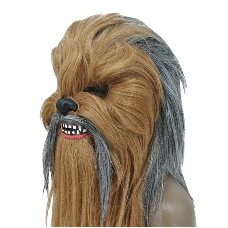 Xcoser Star Wars Chewbacca Cosplay Masks & Gloves Latex Mouth Movable Halloween Props