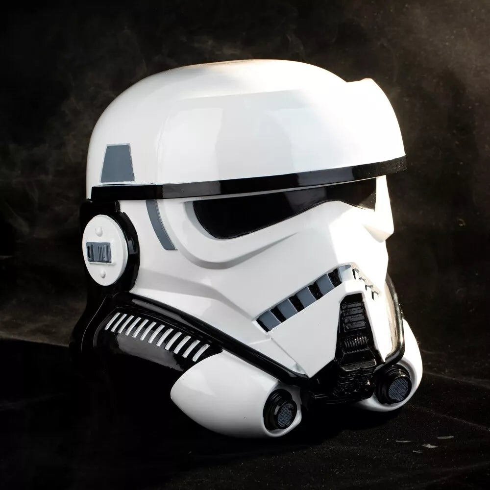 Xcoser Casco Imperial Scout Trooper Star Wars, Cosplay Adulto In Resina, Replica Indossabile - Foto 5