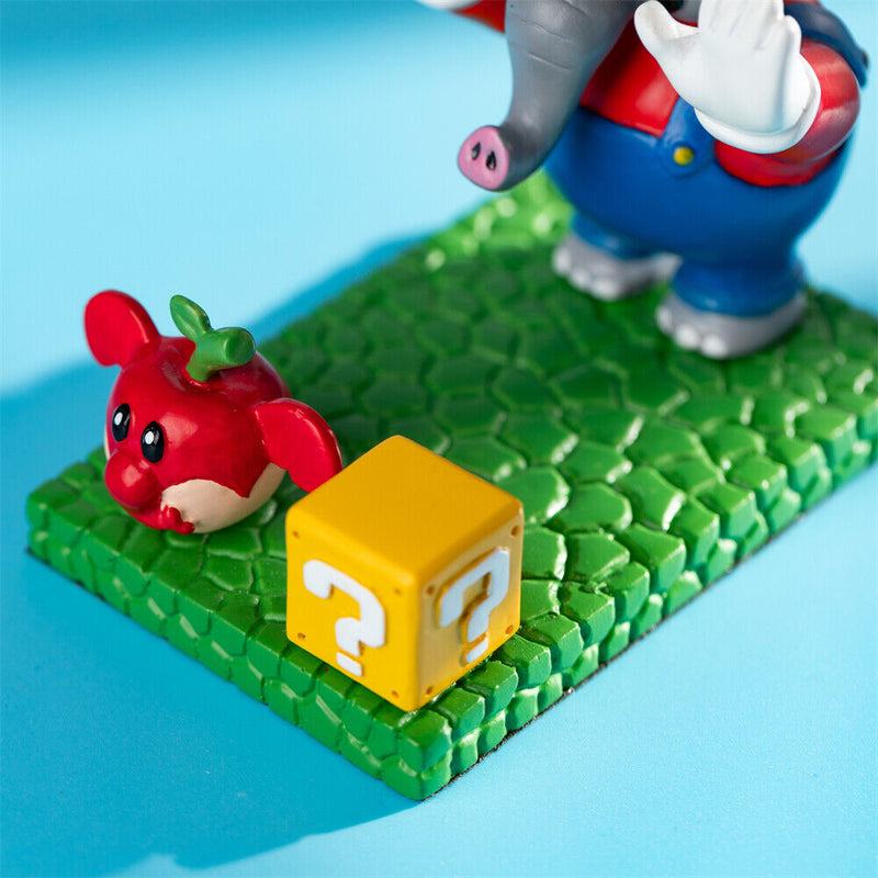 【New Arrival】Xcoser Super Mario Bros Elephant Mario Decors Action Figure Phone Stand Holder