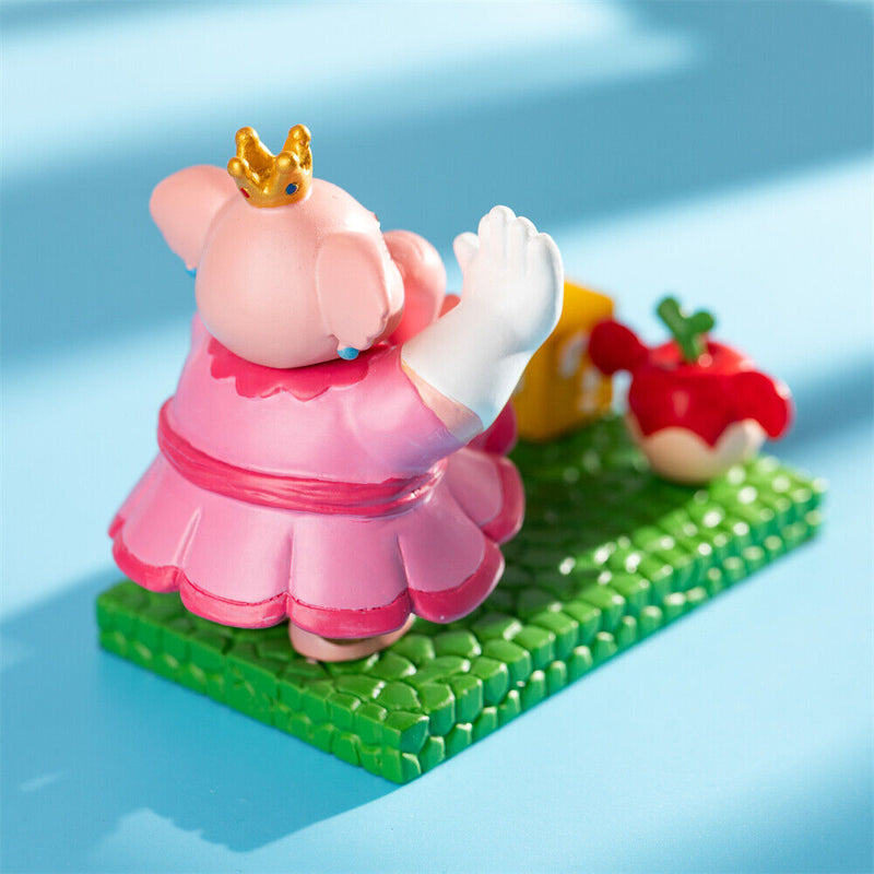 【New Arrival】Xcoser Super Mario Bros Elephant Princess Peach Decors Action Figure Phone Stand