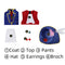 Xcoser Adult/Kid Princess Peach: Showtime Sword Fighter Peach Cosplay Costume Full Set