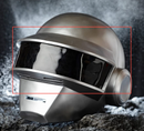 Daft Punk Helmet - Thomas Bangalter Silver Mask - Band Props Replicas
