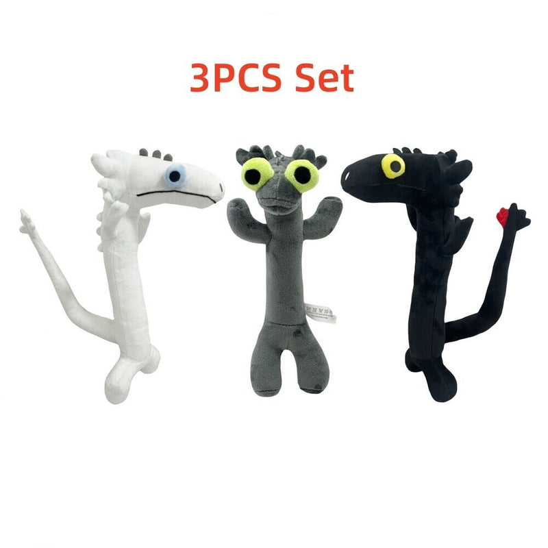 【New Arrival】Xcoser Cute Toothless Dance Meme Plush Doll Toys Soft Stuffed Plushies Kids Gift  Black&White