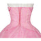 Xcoser Wicked Part One Glinda Cosplay Formal Dress with Crown Earings Role-Play Costume