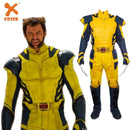 【New Arrival】Xcoser Deadpool 3 Hugh Jackman Wolverine Full Suit Cosplay Costume Without The Resin Claws