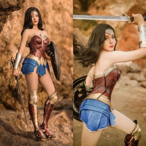 Wonder Woman Armor Costume - Superhero Cosplay Dress