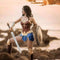 Wonder Woman Armor Costume Superhero Halloween Dress Outfit
