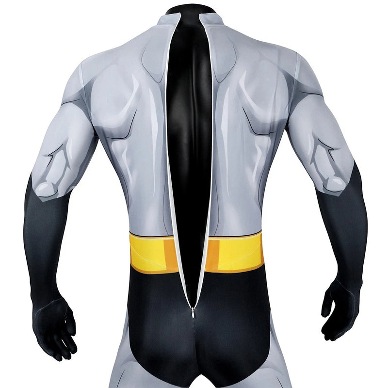 【New Arrival】Xcoser Batman Cosplay Costume Bodysuit & Cloak Set Batman TV Series 2004 - 2008