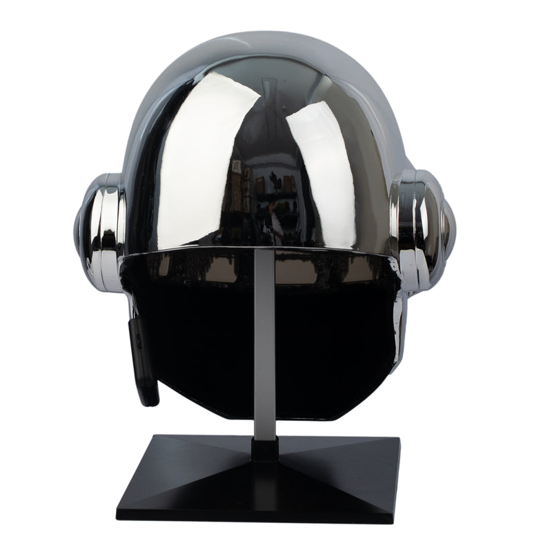 【New Arrival】Xcoser Daft Punk Helmet DJ Thomas Cosplay Prop Electroplated Resin Version Silver Plated with EL Light