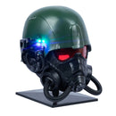NCR Elite Riot Gear Led Helmet - Fallout Replica Prop - Halloween Adult