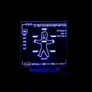 Fallout Pipboy Stat Screen - LED Acrylic Light -  Gaming Gift & Collectors