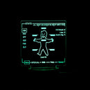 Fallout Pipboy Stat Screen - LED Acrylic Light -  Gaming Gift & Collectors