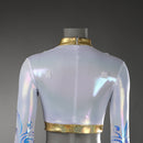 Xcoser K-Pop Demon Hunters Rumi Mira Zoey Stage Cosplay Musicial Costume Upgraded White