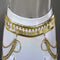Xcoser K-Pop Demon Hunters Rumi Mira Zoey Stage Cosplay Musicial Costume Upgraded White