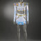 Xcoser K-Pop Demon Hunters Rumi Mira Zoey Stage Cosplay Musicial Costume Upgraded White