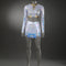 Xcoser K-Pop Demon Hunters Rumi Mira Zoey Stage Cosplay Musicial Costume Upgraded White