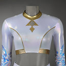 Xcoser K-Pop Demon Hunters Rumi Mira Zoey Stage Cosplay Musicial Costume Upgraded White