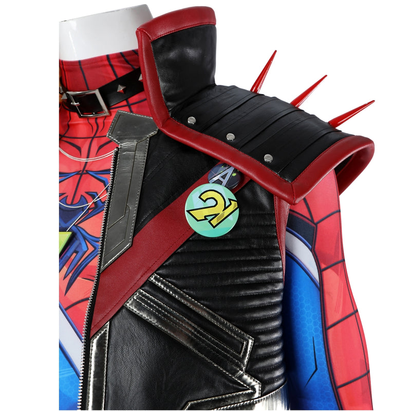 【New Arrival】Xcoser Marvel Rivals Spider-Man Punk 2099 Costume Jumpsuit Full Set