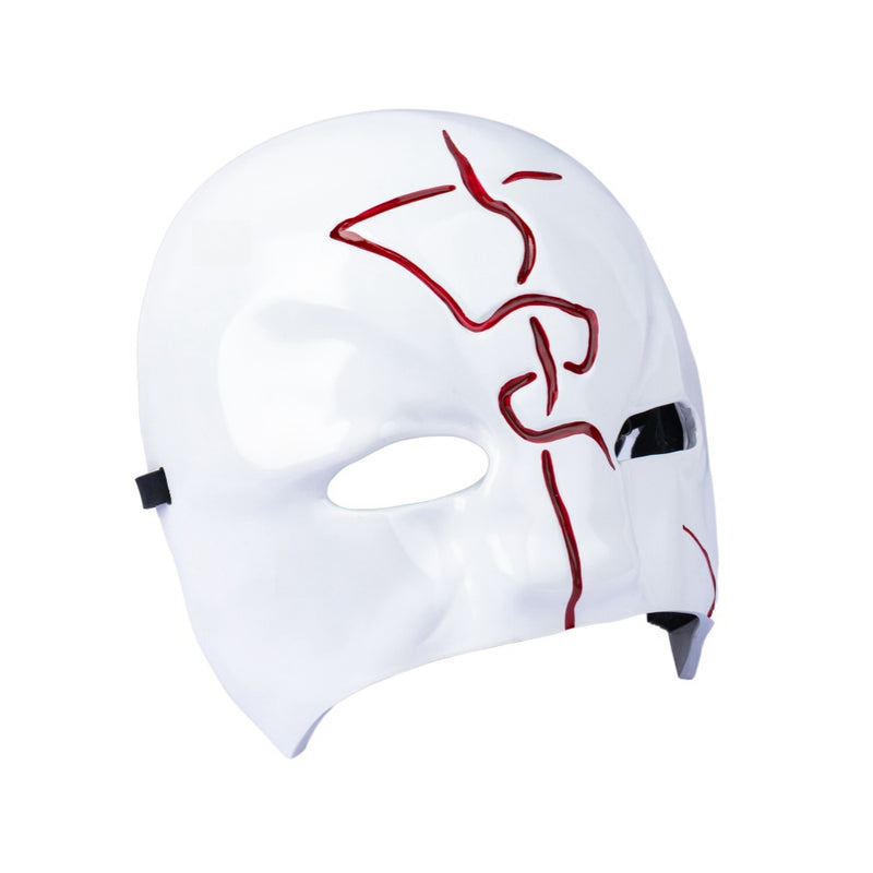 【5% off】Xcoser Rock Band Sleep Singer Mask Cosplay First Generation Half Face Replica