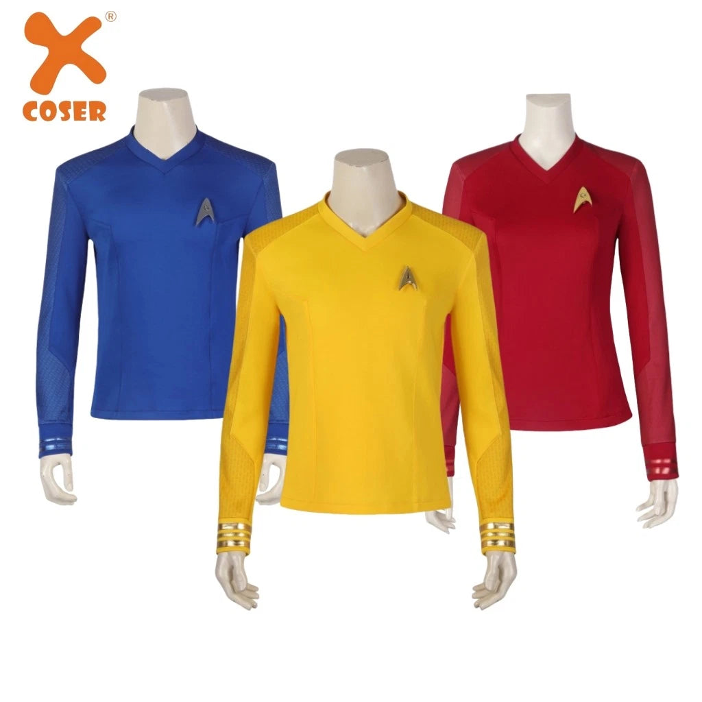 Starfleet Uniform - Strange New Worlds Cos Shirt & Badge - Star Trek C