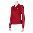Xcoser Star Trek: Strange New Worlds Cosplay Starfleet Uniform & Badge Top Shirt