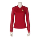 Xcoser Star Trek: Strange New Worlds Cosplay Starfleet Uniform & Badge Top Shirt