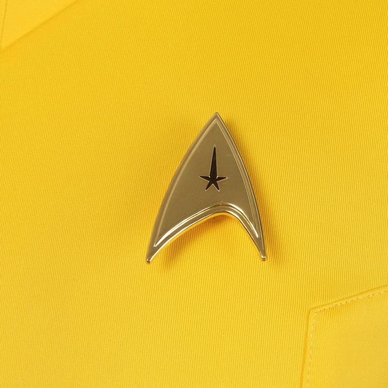 Xcoser Star Trek: Strange New Worlds Cosplay Starfleet Uniform & Badge Top Shirt