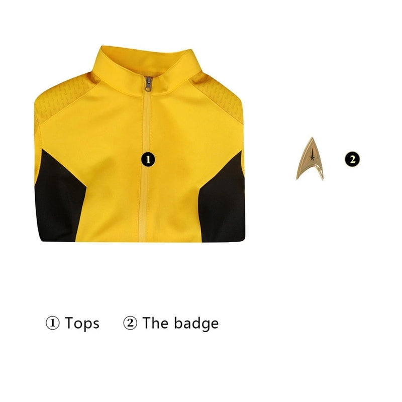 Xcoser Star Trek: Strange New Worlds Number One Cosplay Starfleet Uniform Badge