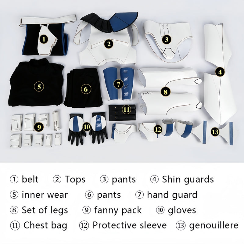 【New Arrival】Xcoser Star Wars Clone Captain Rex Cosplay Costume Props Full Set Helmet Adults